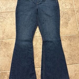 Classic Blue Flared Women's Jeans